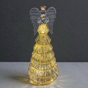 Gorgeous mercury glass angel new in box